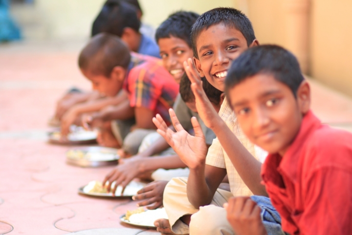Happy Children at Saranalayam