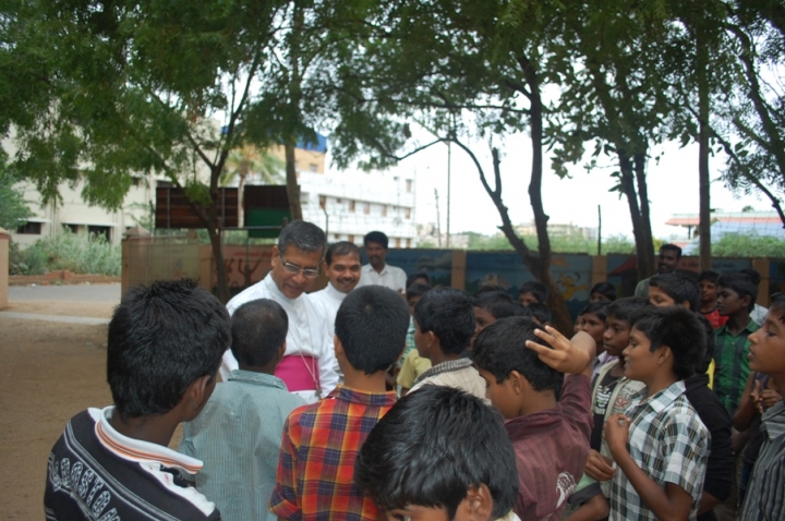 Children with Bishop